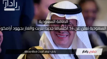 السعودية تعلن عن 14 اكتشافا جديدا للزيت والغاز بجهود أرامكو