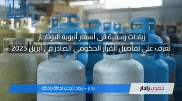 زيادات رسمية في أسعار أنبوبة البوتاجاز.. تعرف على تفاصيل القرار الحكومي الصادر في أبريل 2025