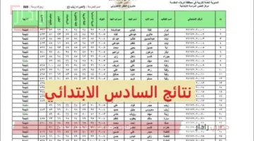 استعلم هسّه.. رابط نتائج الصف السادس الإبتدائي 2025 بالعراق محافظة الرصافة والكرخ وواسط عبر results.malazemna