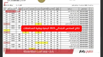 فور إعلانها.. رابط نتائج الصف السادس الابتدائي في البصرة وبابل والانبار بالعراق 2025 عبر موقع نتائجنا