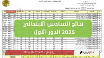 شوف النتيجة.. رابط نتائج السادس الاعدادي الدور الأول في العراق 2025 بالإسم فقط