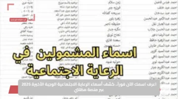 استعلم الآن.. كشف أسماء المشمولين في الرعاية الاجتماعية الجدد عبر منصة مظلتي في العراق 2025