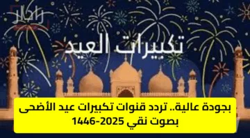 وضوح فائق الروعة.. تردد قناة تكبيرات عيد الأضحى لمتابعة مناسك الحج 2025 بتقنية HD