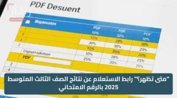 عبر بوابة نتائجنا.. احصل على نتائج الثالث المتوسط 2025 الدور الأول PDF لكل محافظات العراق فور صدورها