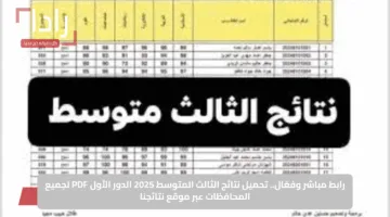 فور صدورها.. نتائج الصف الثالث المتوسط في العراق 2025 وموعد ظهورها رسميًا عبر منصة نتائجنا