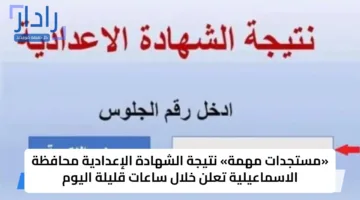 آخر أخبار.. الان نتيجة الشهادة الإعدادية محافظة المنيا 2025 بالإسم ورقم الجلوس الترم الثاني متى تُعلن النتائج رسميًا؟