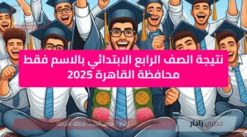 مبارك النجاح.. رابط نتيجة الصف الثالث والرابع والخامس والسادس الابتدائي 2025 في القاهرة برقم الجلوس