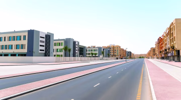 افتتاح جزئي لمشروع تطوير شارع الهجن في عجمان لخدمة «مدارس التلة»