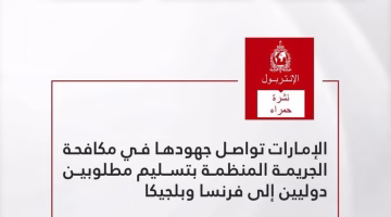 الإمارات تسلم مطلوبين دوليين.. تفاصيل التسليم الأخير وأسبابه