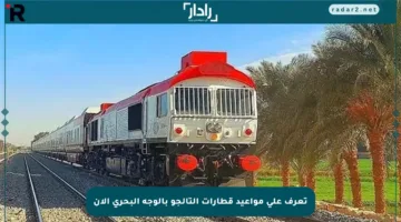 تعرف على مواعيد قطارات التالجو بالوجه البحري الآن