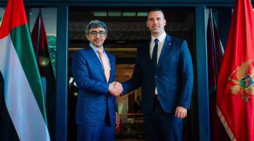 عبدالله بن زايد يبحث فرص تعزيز التعاون بين الإمارات ومونتينيغرو